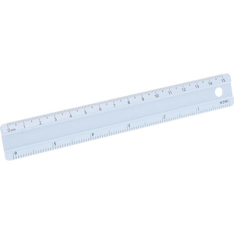 Règle droite en alliage d'aluminium de 15 cm pour le dessin et (1/5)