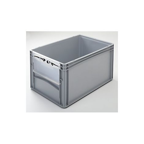 Euronorm-Behälter  LxB 600 x 400 mm  mit Frontklappe  Höhe 320