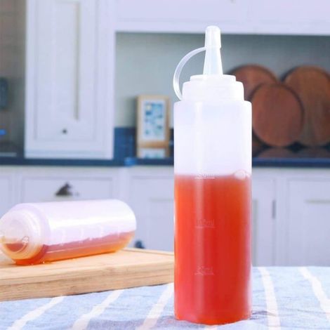 Distributeur De Sauce - 230 Ml - Sans Bpa - Pour Ketchup Et Sauce Barbecue - Lot De 6 (1/5)