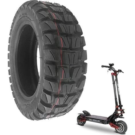 90/65-6.5 Offroad-Tubeless Pneus 11 Pouces Pneu Gonflable pour Kukirin G4/Zero 11X/Speedual Plus/Dualtron Ultra/Kaabo Trottinette électrique Pneus à Vide épaissi Résistant à l'usure (1 Pièce) (1/5)