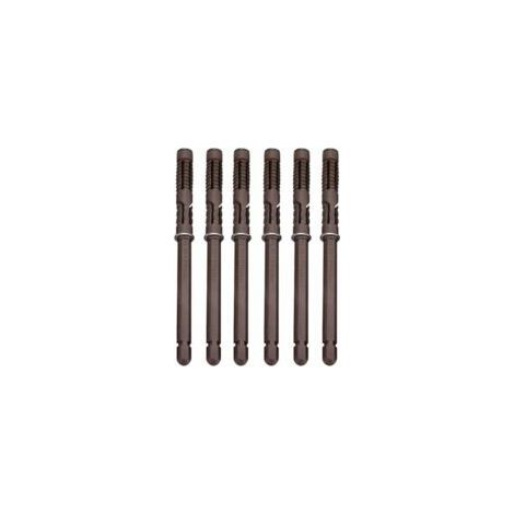 [6 piezas] Soportes ocultos para estantes flotantes de Ø10x100 mm, soportes de montaje en pared para estantes - Soportes invisibles de alta resistencia para estantes de pared DIY, tablero flotante - C