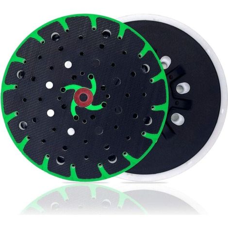 Plateau ponceuse 150 mm avec aspiration de poussière - Filetage de raccordement M8 - remplacement du festool plateau ponceuse, compatible avec le ponceuse excentrique 150mm bosch makita etc (1/4)