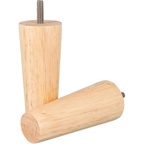 Pieds coniques pour meubles en bois, adaptés aux ensembles de table 4 pièces. (1/5)