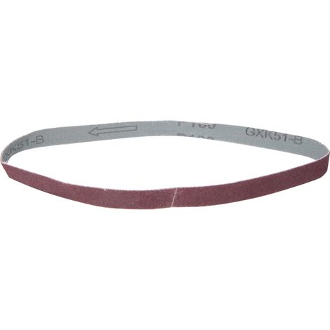 10 bandes abrasives de rechange de 452 x 15 mm pour ponceuse à bande, grain 40-120 (60) (1/5)