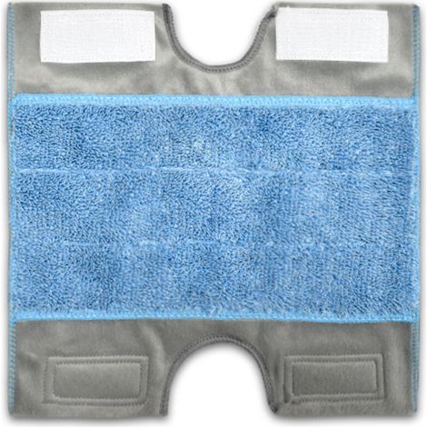 Reusable microfiber mop pads for brooms and all flat mops, improved wet/dry cleaning pads for all hard floors, mop refills (1/5)