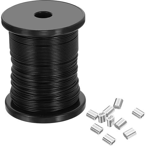 196 Pi 3/64" 304 Glossy Stainless Steel Cable (1/5)