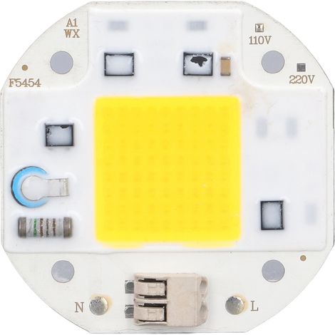Lampe à LED COB 70W, puce haute puissance, blanc chaud 2800K-3500K, sans driver, pour éclairage DIY, 110V, haute luminosité. (1/5)