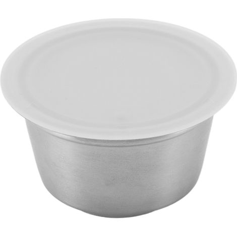 Filtre à café réutilisable en acier inoxydable compatible avec capsules Dolce Gusto, lot blanc (1/5)
