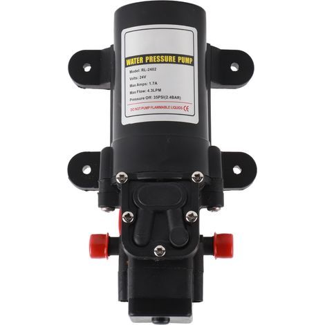 Membranpumpe für Wasserdruck, selbstansaugende Membranpumpe, Hochdruck-Außenwasserpumpe RL 2402 24V (1/5)