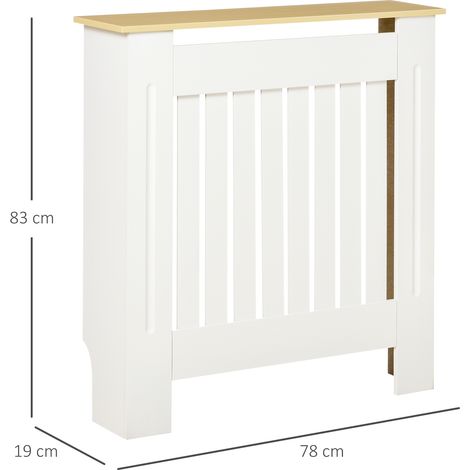 Meuble de cuisine avec 4 placards, 6 portes, plan de travail et 12 charnières, rangement en panneaux de particules, blanc (1/3)