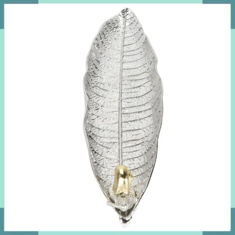 Brûleur d'encens feuille et escargot Porte-encens, Conception de Feuilles en Alliage en Zinc et d'escargots deco statue (1/5)