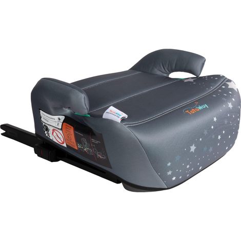 Tataway seggiolino alzatina auto bimbi ISOFIX Tataway Nero i-Size ECE R129, Rialzo bimbi 125-150 cm, 22-36 kg, 6-12 anni, gruppo 3, facile da trasportare - sfoderabile e lavabile (1/5)