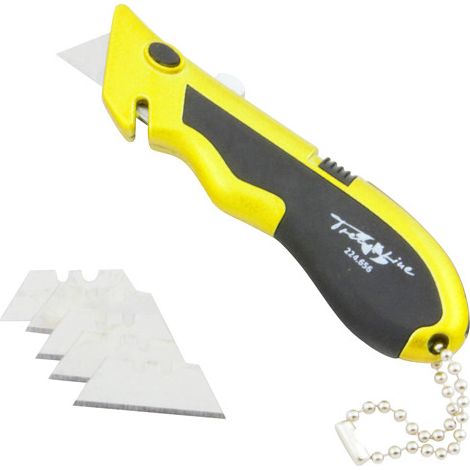 TrendLine Mini-Vielzweckmesser 5 Ersatzklingen Teppichmesser Cuttermesser