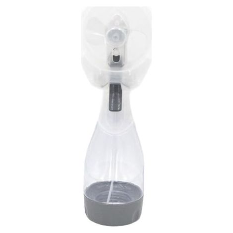 Ventilatore portatile leggero con serbatoio d'acqua e diffusione continua di nebbia per la spiaggia, il picnic o l'esercizio all'aperto (bianco) (1/2)