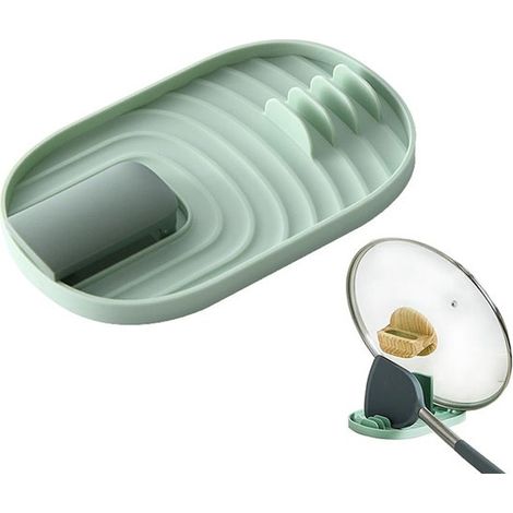 Porta coperchi in plastica per pentole - 1811,51,5 cm - per cucine e sale da pranzo - Verde - Da appendere (1/5)