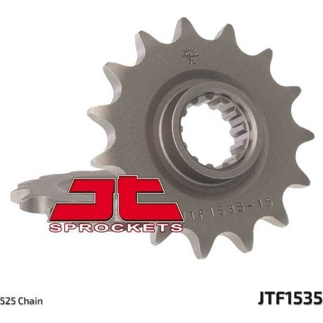 Piñón delantero JT F1535-15, 15 dientes, tamaño 525 (1/2)