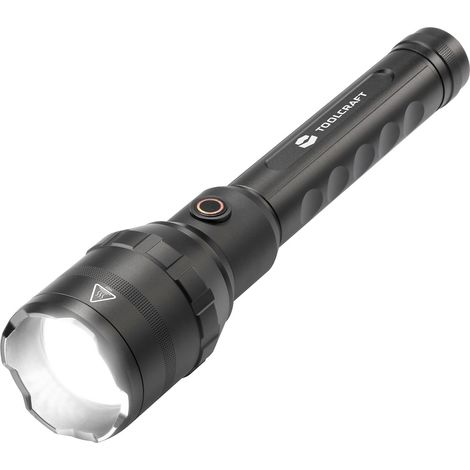 TOOLCRAFT  LED Taschenlampe mit USB-Schnittstelle akkubetrieben 8000 lm 10 h 730 g