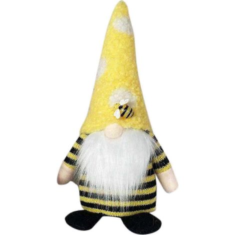 Peluche Fête des Abeilles, Poupée sans visage, Gnome, Mignonne Abeille, Gobelin, Décoration, Décoration d'intérieur, Cadeaux d'anniversaire (1/5)