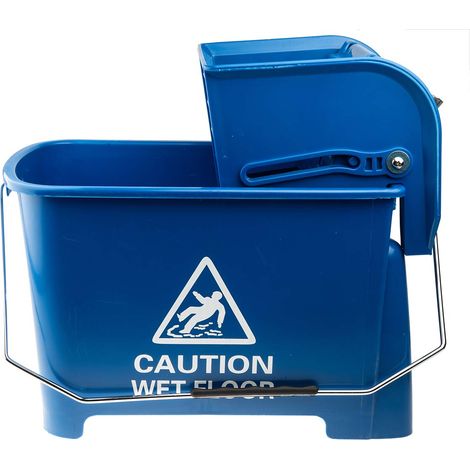 Seau à lessiver en Plastique Bleu avec poignée, 20L ( Prix pour 1 ) (1/4)