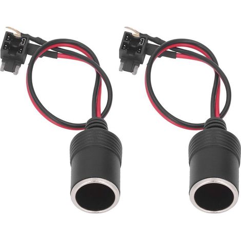 GARRYFIZH Paire d'adaptateurs de prise allume-cigare femelle 12-24 V CC pour Mazda (1/5)