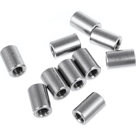 PLAFOPE Écrous de raccordement ronds en acier 304, pour barres et (1/5)