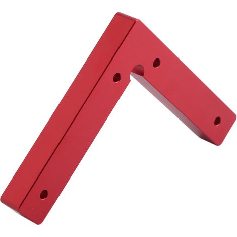 Équerre de positionnement en alliage d'aluminium, équerre en L à angle droit (90°), pince de fixation pour panneaux de menuiserie (1/5)