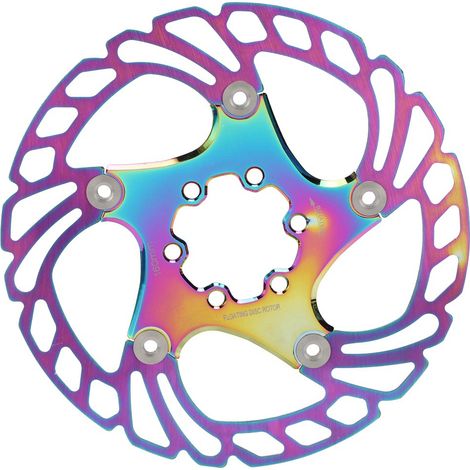 Disque de frein à 6 trous 160 mm pour vélo de montagne, accessoire vélo couleur plaquée (1/5)