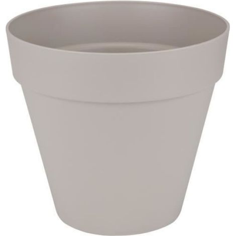 Pot De Fleurs - Ø 30 Cm - Réservoir D'eau Intégré - Gris Chaud - 1 Pièce (1/3)