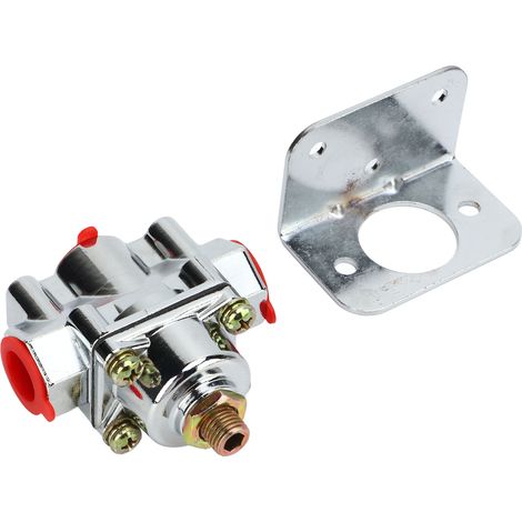 Kraftstoffdruckregler aus Zinklegierung, 1-4 PSI, 3/8-Zoll-NPT-Anschluss, Teilenummer 12-804, kompatibel mit Edelbrock-Vergasern (1/5)