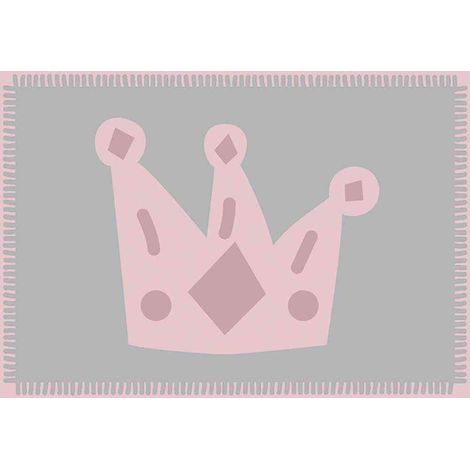 CORYL Tapis déco intérieur absorbant - doudou princesse - 75x50 cm (1/2)