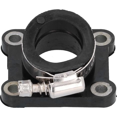Manifold d'admission en caoutchouc 4 trous pour carburateur PHBG, compatible moteur 47/49cc, mini pocket bike, quad et ATV. (1/5)