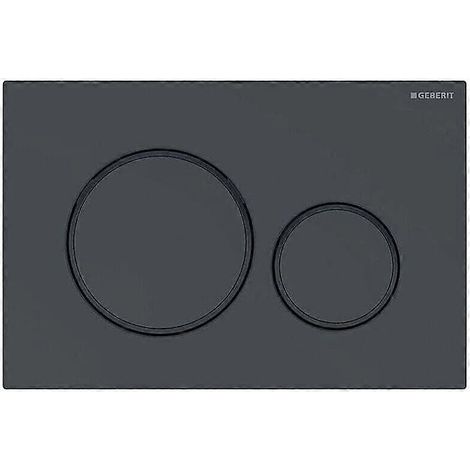 Plaque d'actionnement Geberit Sigma20 pour WC à double chasse. Ronde. (1/4)