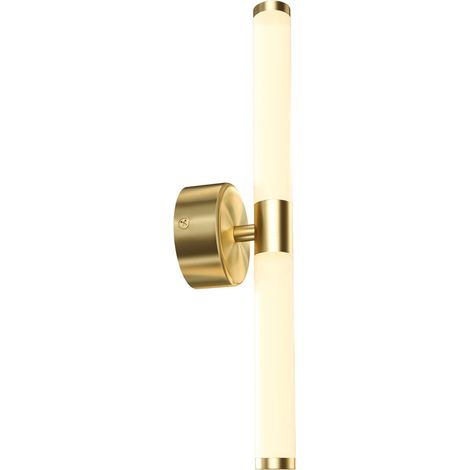 Maytoni Axis Lampada da parete moderna a LED integrata oro, 3000K, paralume in acrilico satinato (1/5)