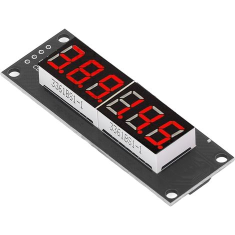 Affichage numérique LED 7 segments 6 digits TM1637 rouge 0.36 pouces (1/5)