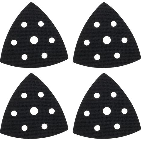 Lot de 4 patins de protection autocollants pour ponceuse Delta 93 x 93 x 93 mm 7 trous compatible avec DSE 280 Intec DSE 300 Intec (1/5)