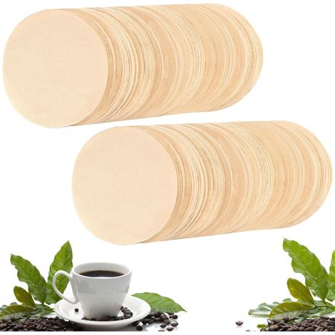 800 Count Espresso Kaffeefilter, 58mm Ungebleichter runder Kaffeepapierfilter für Espressomaschine, Einweg-Kaffeefilter kompatibel mit Espresso-Kaffeemaschine