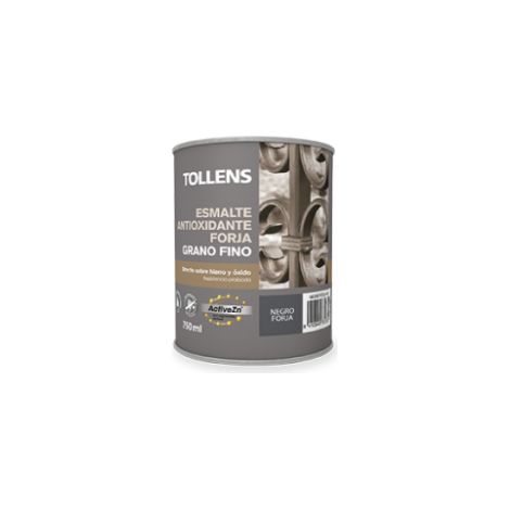 ESMALTE FORJA GRANO FINO GRIS ACERO 750ML
