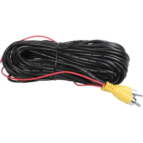 Reverse Rear View Parking Camera Video RCA Extension Cable, 10 m-- (1/5)