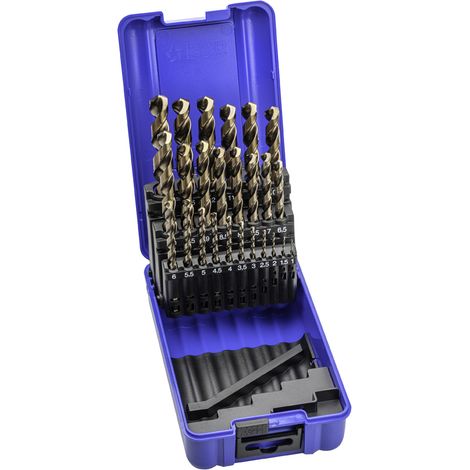 Juego Brocas 1-13X0,50 HSS Co Multi-Inox (1021) DIN338 25-UDS. -1456- IZAR (1/4)