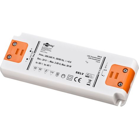 Goobay 30618 electronic transformer Apto para uso en interior Transformador electrónico para iluminación 50 W