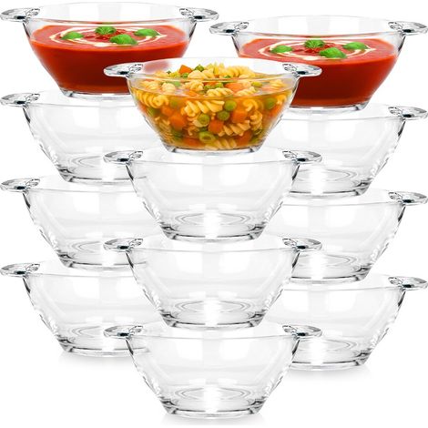 Cuencos de vidrio para caldo de 420 ml, 12 unidades. (1/5)