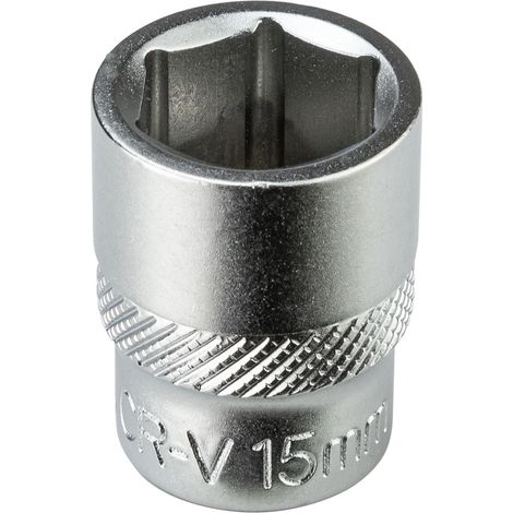 Nástrčkový kľúč / orech krátky 15 mm 3/8" (1/3)