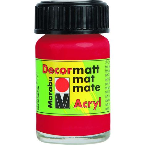 Decormatt Acryl Marabu 15 ml Rosso Ciliegia