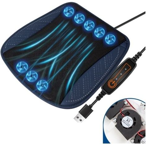 Cooled Seats Universal Car Seats Cooler for Chairs, Home, SUV, Truck / with 8 Sets of Fans MUMU (1/4)