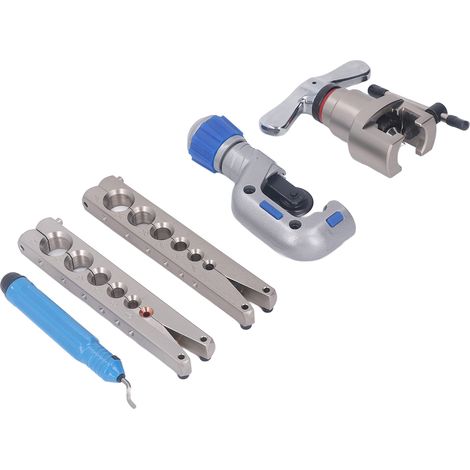 Kit d'outils à évaser, écarteur de tuyaux excentrique, kit d'outils à évaser lourds, cône à 45 degrés (1/5)
