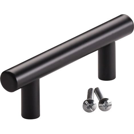 SOTECH Stangengriff/ Relinggriff G17 - Edelstahl schwarz, BA 64 mm, 1 Stück