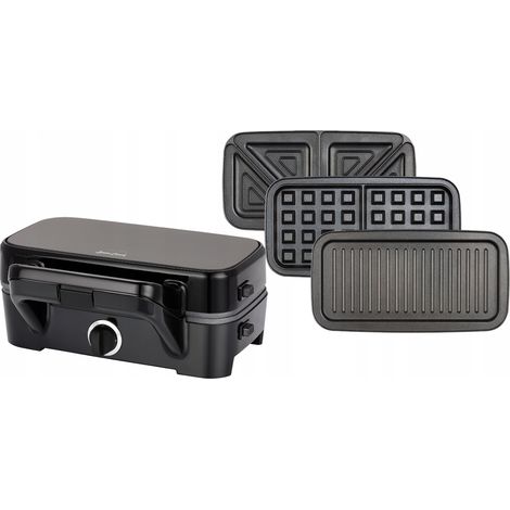 Sandwichera SAM COOK PSC-120 B 3 en 1, 1 unidad. (1/5)