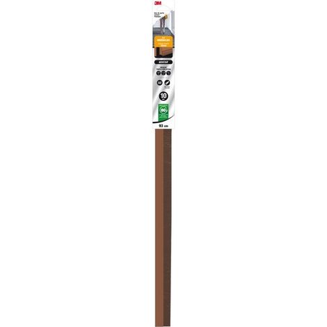 Premium selbstklebende Türunterseite für unregelmäßige Böden, L.93 cm, braun 3M