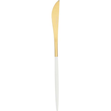 C12 CUCHILLO MESA BICOLOR ORO-BLANCO GIO - ADI (1/2)