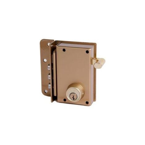 UCEM CERRADURA 4500S PUNTOS MADERA SOBREPONER PICAPORTE/3 BULONES DCHA (1/2)